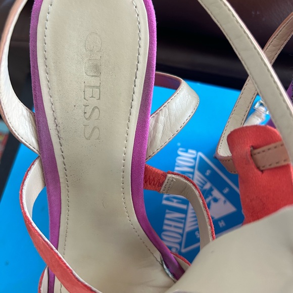 Hot pink/salmon PLATFORMS! - Picture 3 of 6